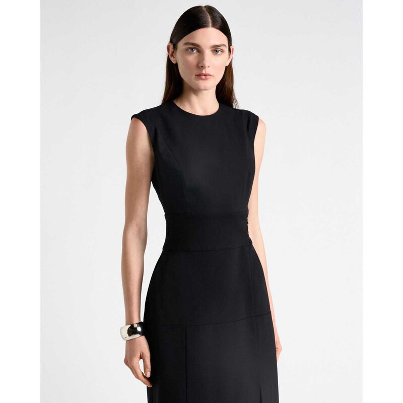 Cue Stretch Twill Buckle Midi Dress image number 3